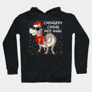 Christmas Donkey Italian Xmas Funny Donkey Lover Pajamas Hoodie